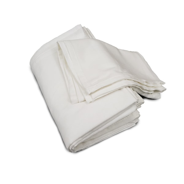 Home Basics Bleached Flour Sack Towel, 24" x 36", PK12 Z22862 - main